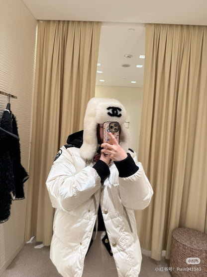 Chan NEW Hooded down jacket