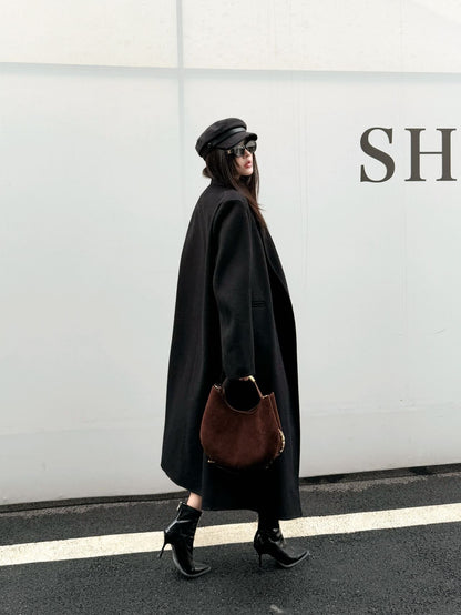 Row NEW woolen overcoats