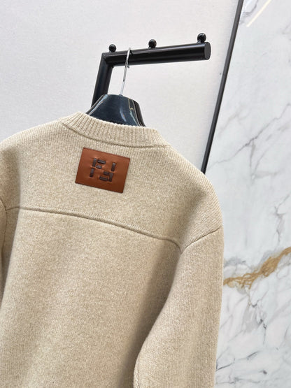 Fend NEW wool knit cardigan