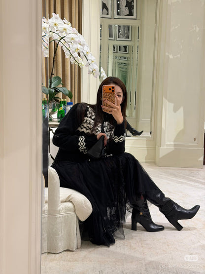 Ral NEW fair Isle knitted cardigan