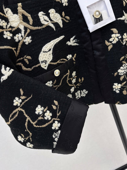 Chan NEW embroidered jacquard jacket