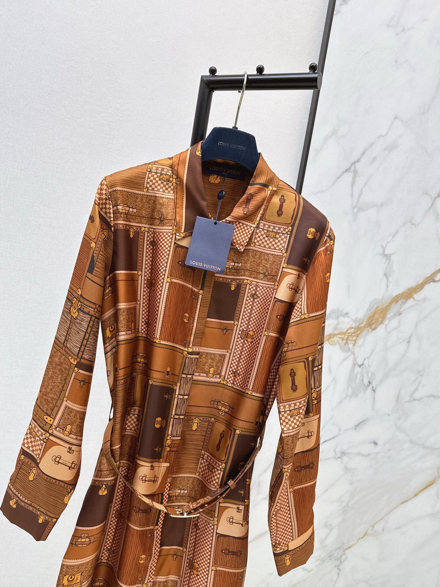 Louis NEW printed silk dress