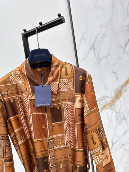 Louis NEW printed silk dress