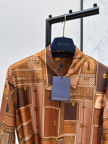 Louis NEW printed silk dress