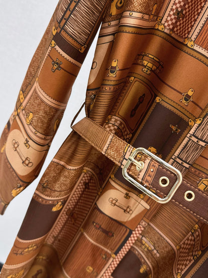 Louis NEW printed silk dress