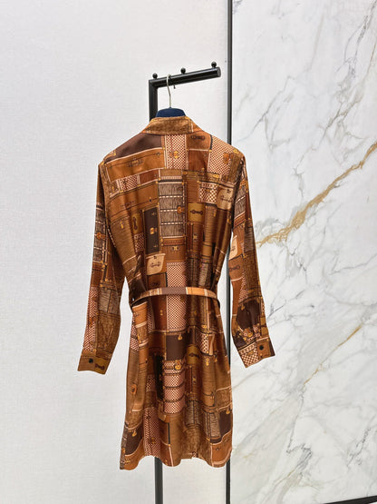 Louis NEW printed silk dress