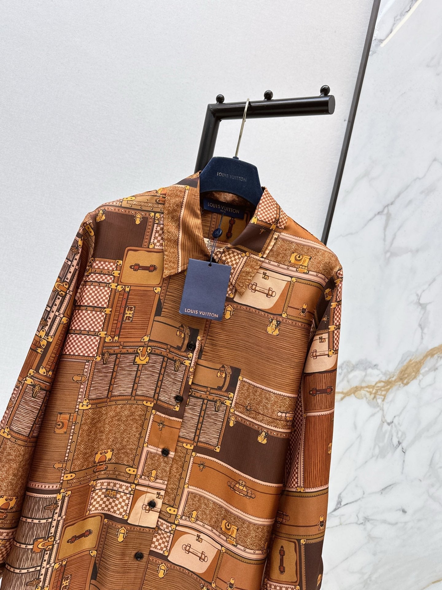 Louis NEW printed silk shirt