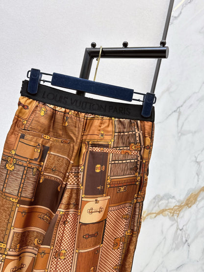 Louis NEW printed silk pants