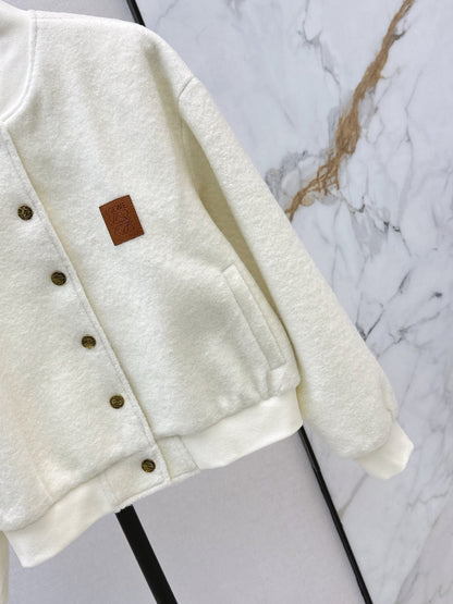 Loe NEW woolen baseball jacket