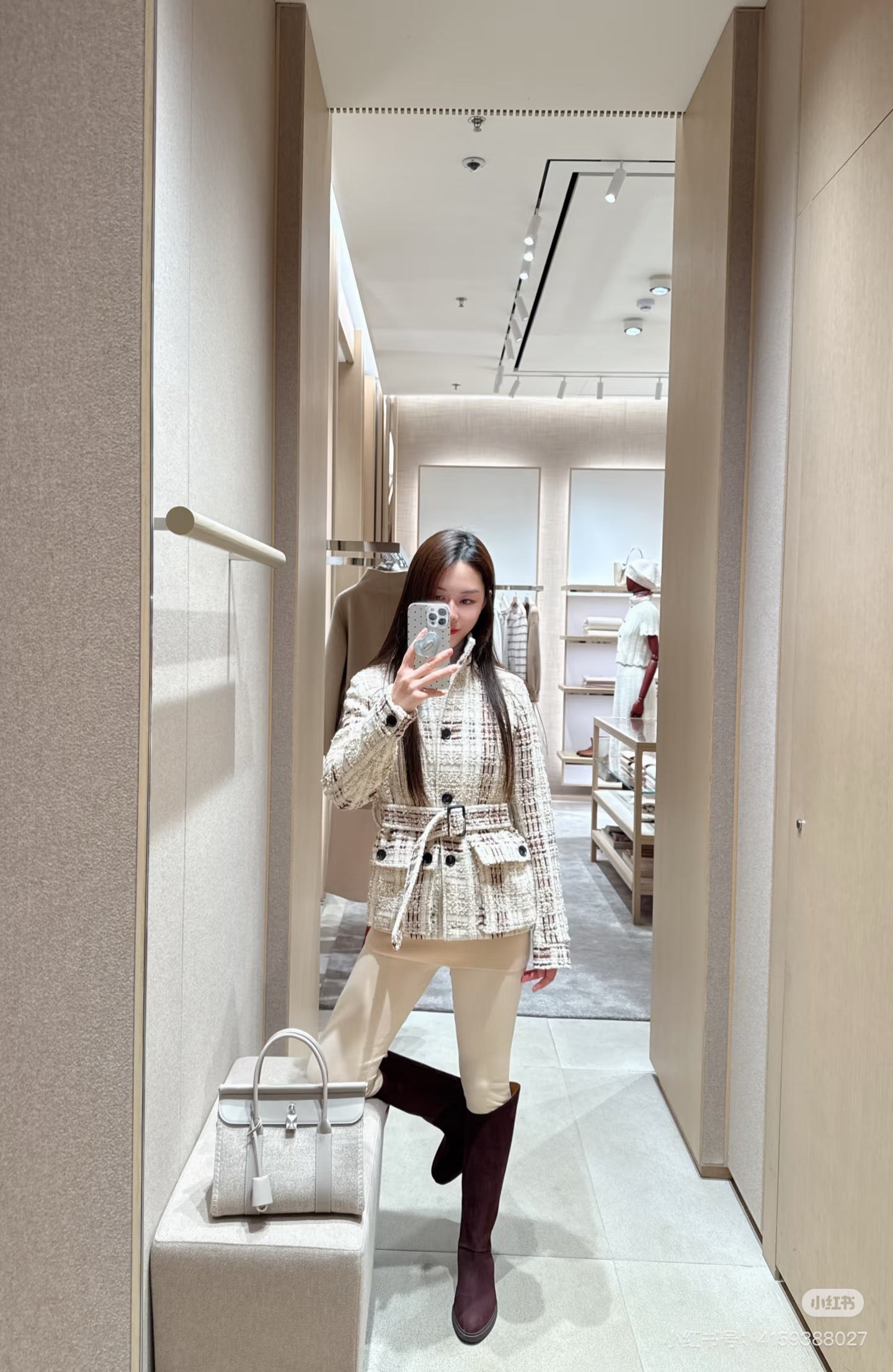 Loro NEW checked tweed jacket