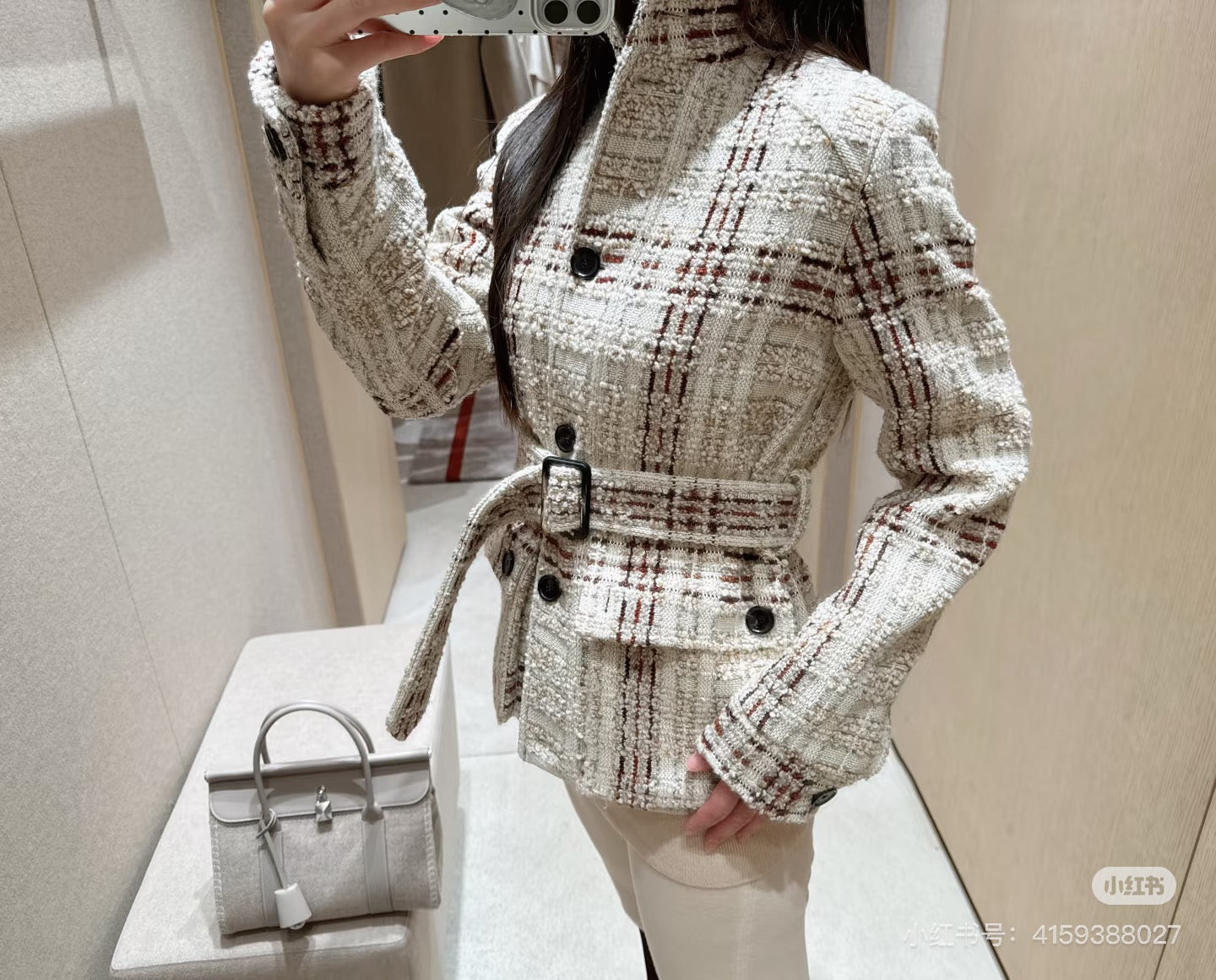 Loro NEW checked tweed jacket