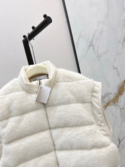 Brun NEW woolen  down vest