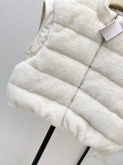 Brun NEW woolen  down vest