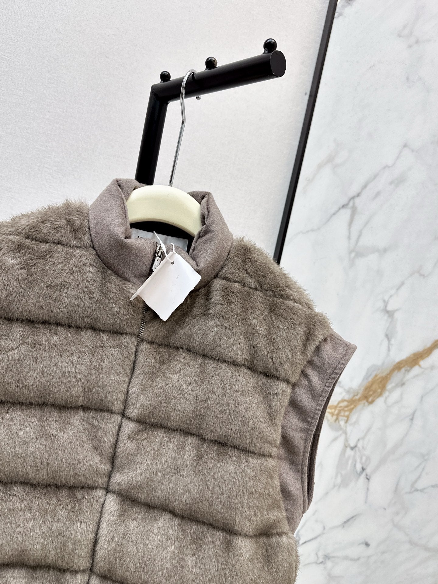 Brun NEW woolen  down vest