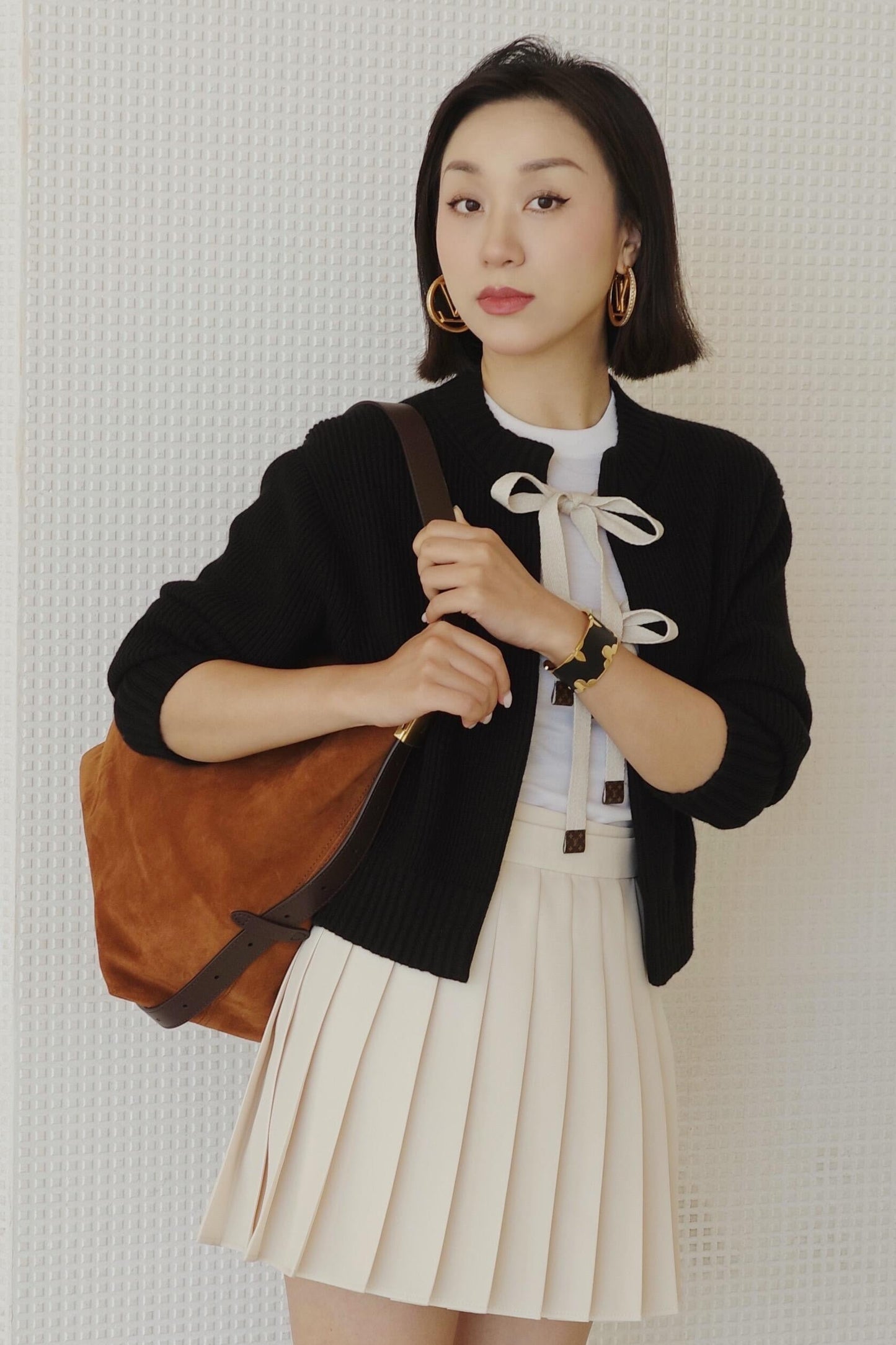 Louis NEW Bow-knot knitted cardigan