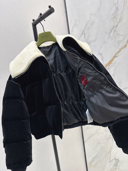 Guc NEW Velvet down jacket