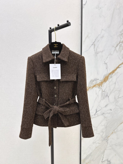Chan NEW woven tweed jacket