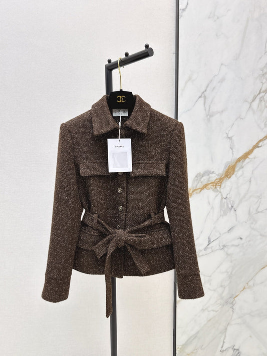 Chan NEW woven tweed jacket