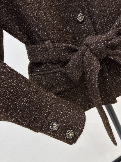 Chan NEW woven tweed jacket