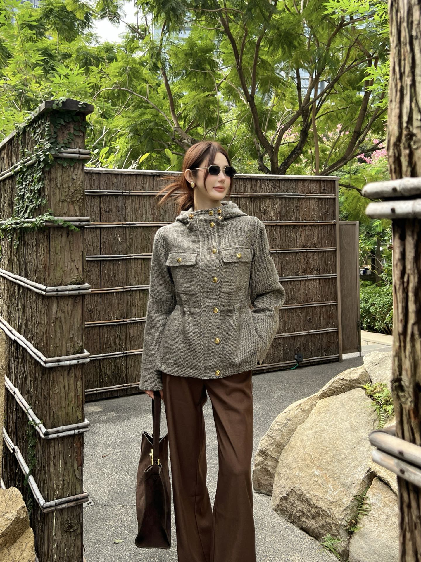 Monc NEW drawstring hooded jacket