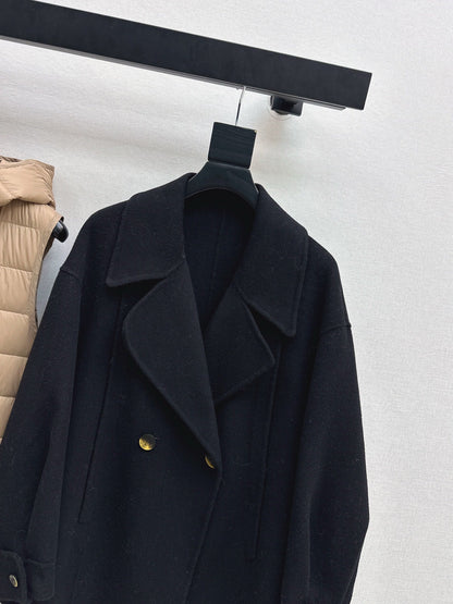 Max NEW hooded down vest+woolen jacket