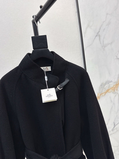 Herm NEW woolen belted overcoats