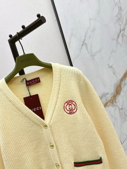 Guc NEW jacquard knit cardigan