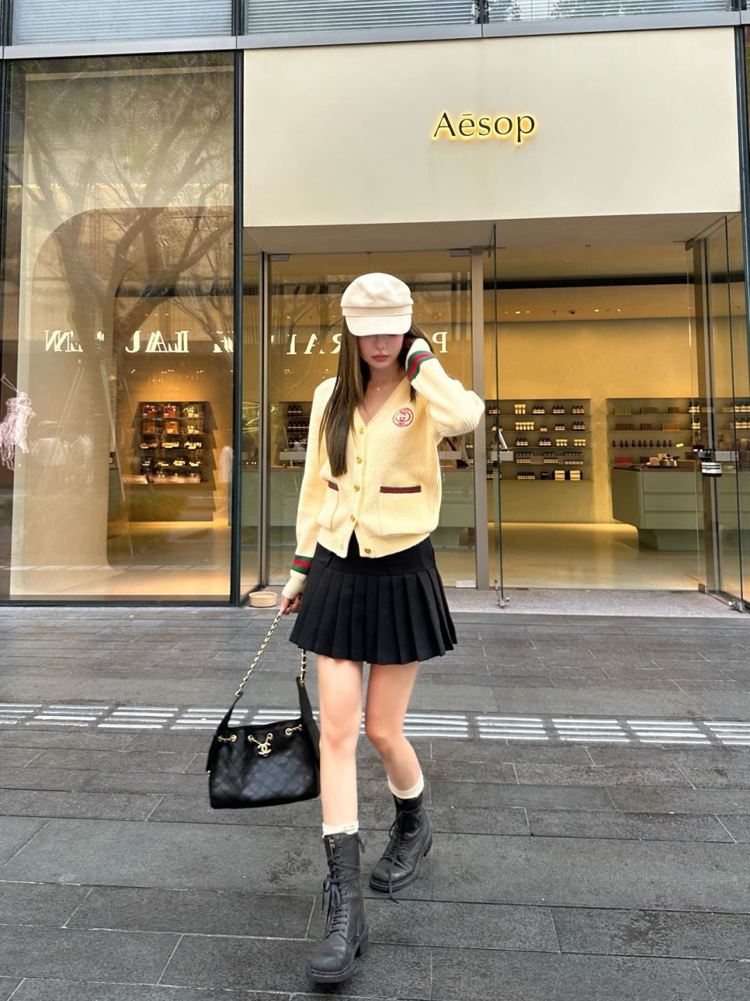 Guc NEW jacquard knit cardigan