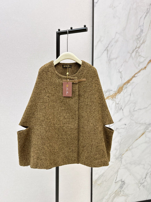 Loro NEW tweed cape coats
