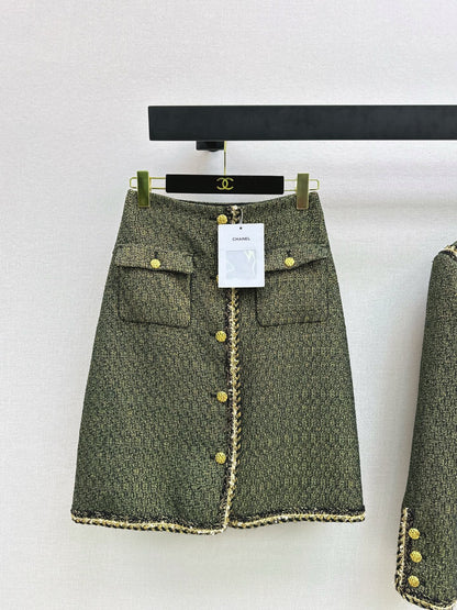 Chan NEW woven skirt