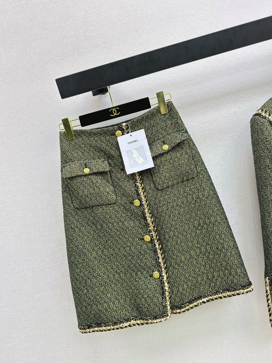 Chan NEW woven skirt