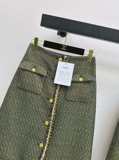 Chan NEW woven skirt