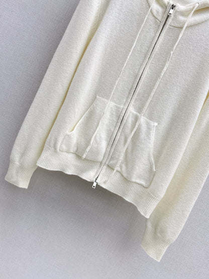 Monc NEW Hooded knitted cardigan