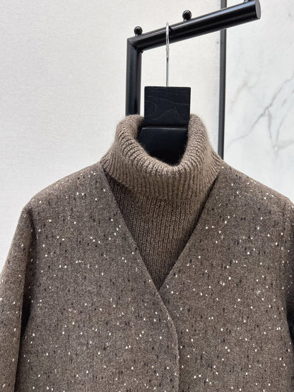 Max NEW wool jacket with shawl