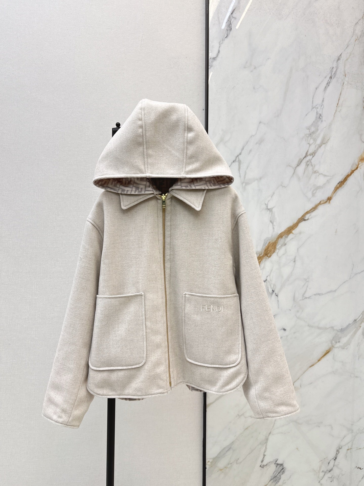 Fend NEW reversible hooded jacket