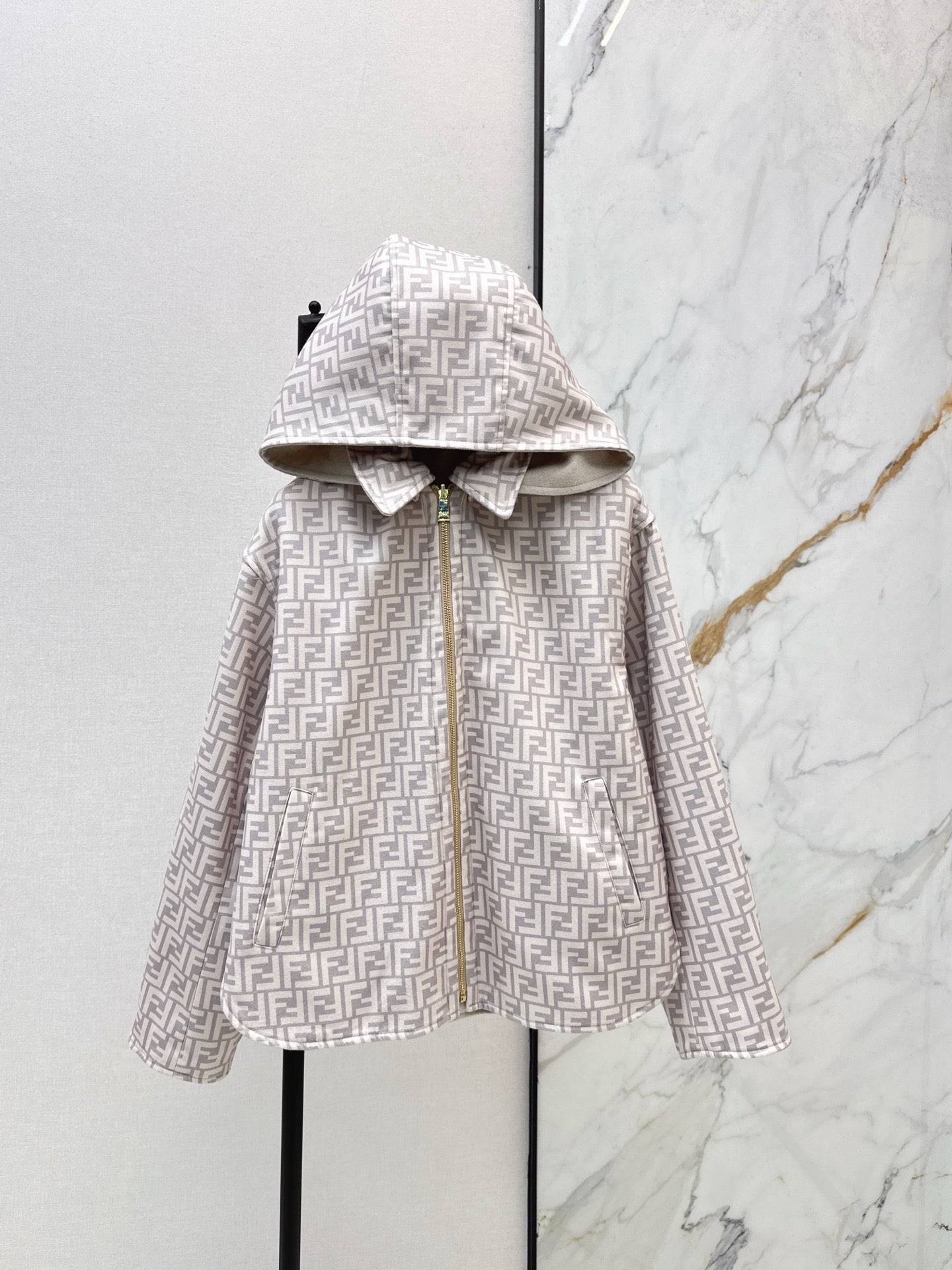 Fend NEW reversible hooded jacket