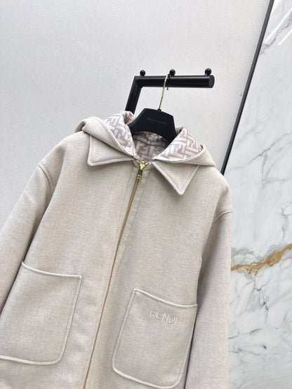 Fend NEW reversible hooded jacket
