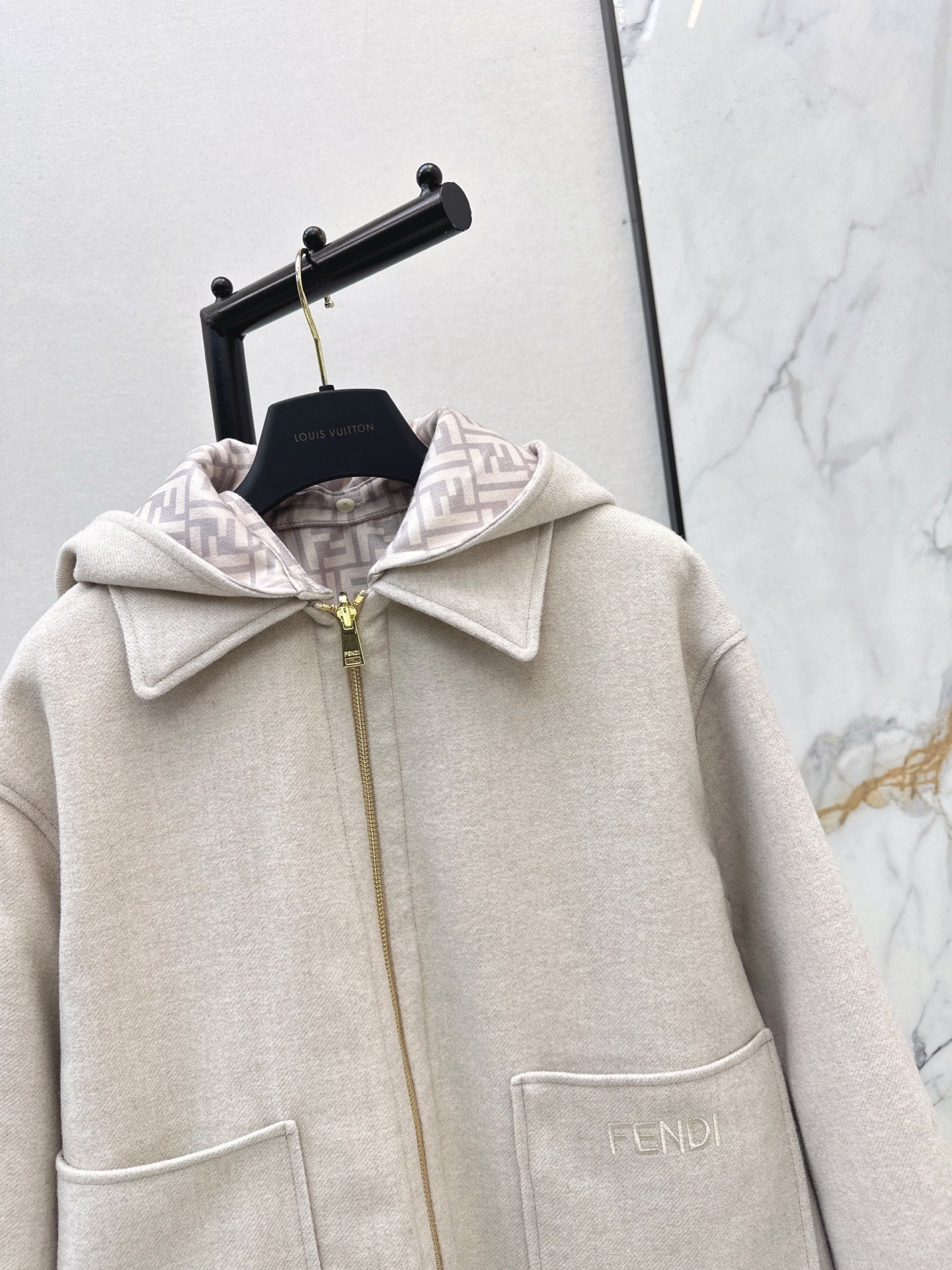 Fend NEW reversible hooded jacket