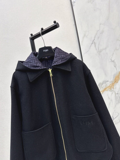 Fend NEW reversible hooded jacket