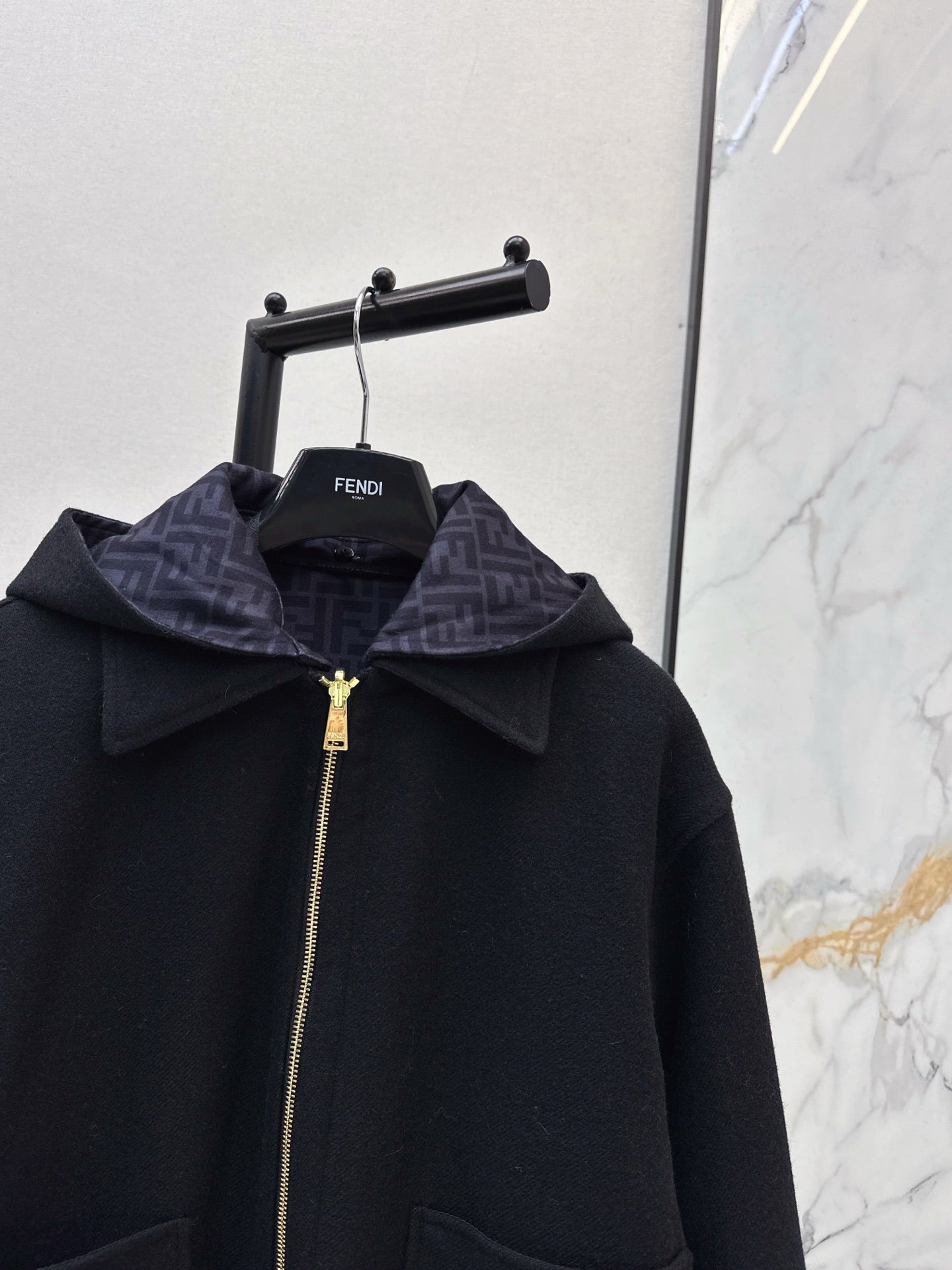 Fend NEW reversible hooded jacket