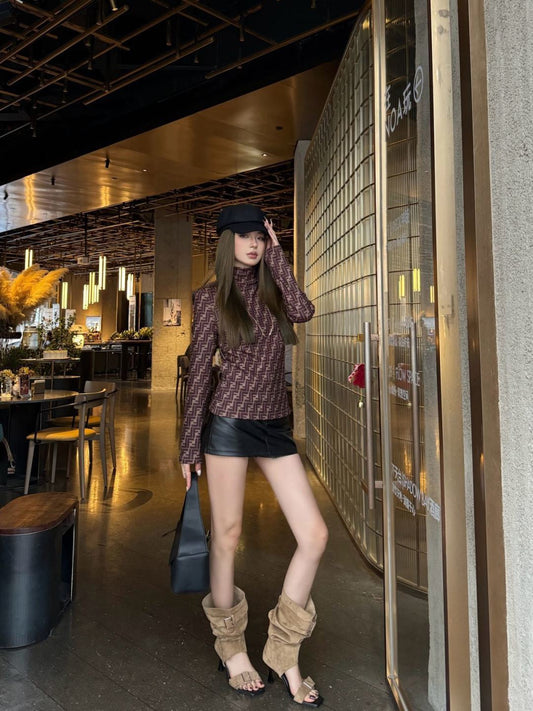 Fend NEW printed base layer shirt