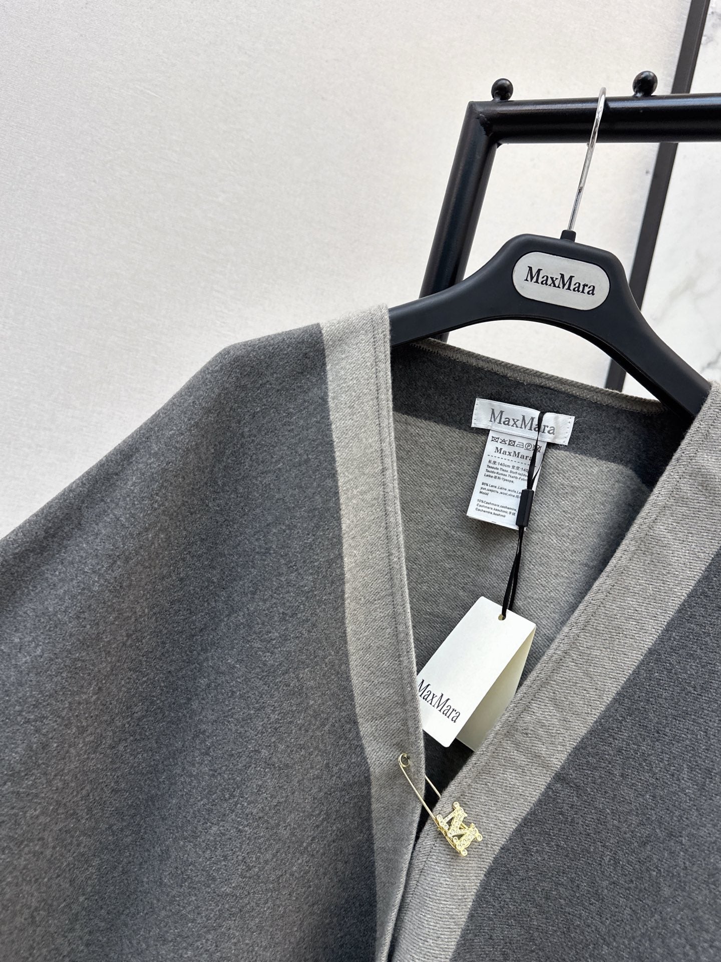 Max NEW Jacquard cape coat