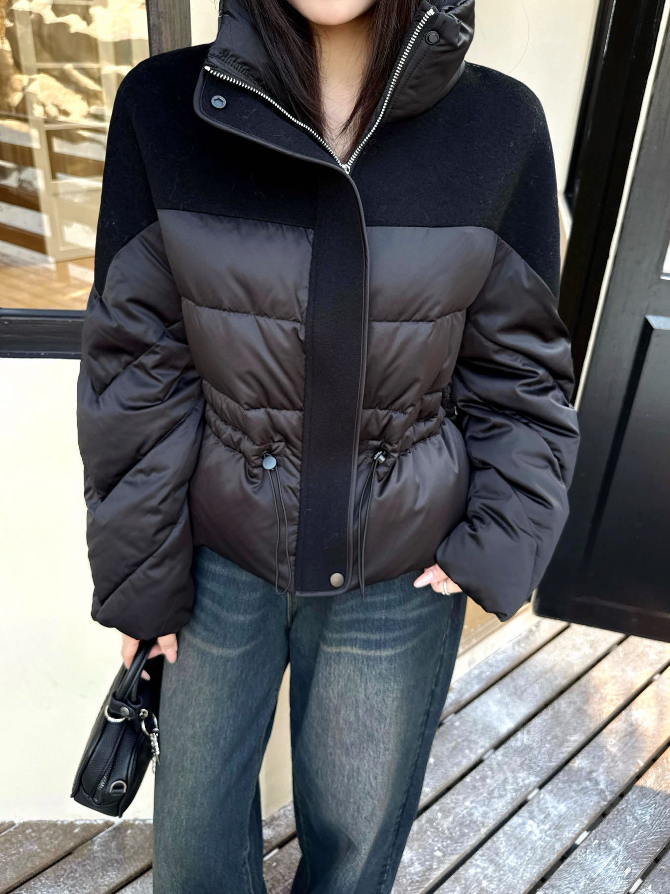 Max NEW drawstring down jacket