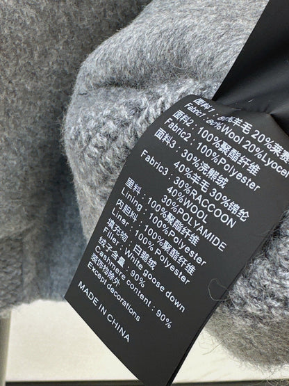 Max NEW woolen down jacket