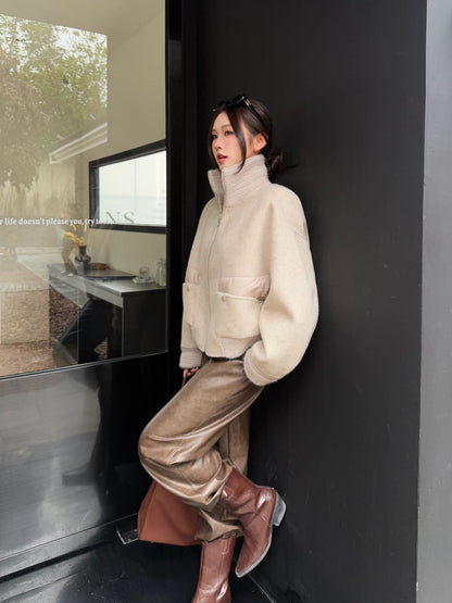 Max NEW woolen down jacket