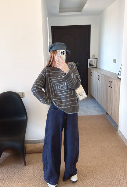 Chan NEW Jacquard sweater