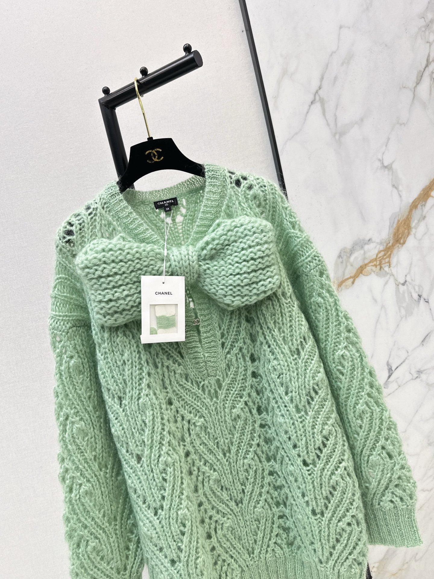 Chan NEW knit bow dress