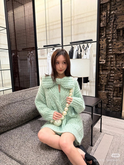 Chan NEW knit bow dress