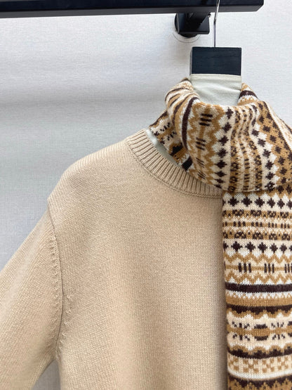 Loro NEW wool sweater + scarf