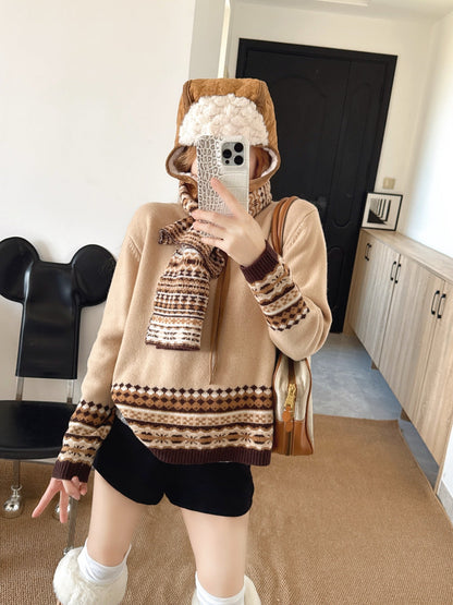 Loro NEW wool sweater + scarf